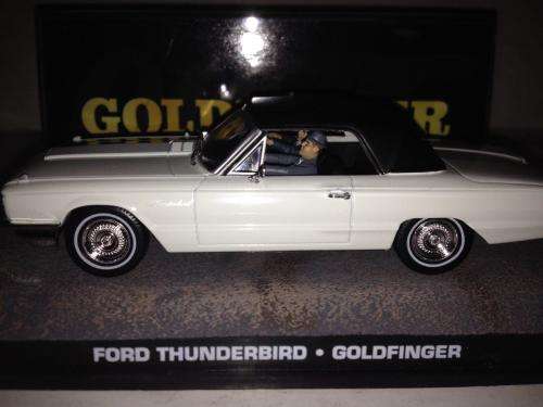 Ford Thunderbird - Goldfinger - James Bond Car Collection no42 1:43 Scale Die Cast