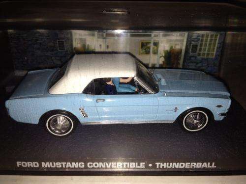Ford Mustang Convertible - Thunderball - James Bond Car Collection no30 1:43 Scale Die Cast