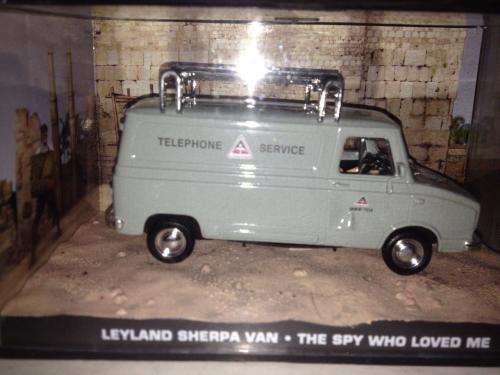 Leyland Sherpa Van - The Spy Who Loved Me - James Bond Car Collection no61 1:43 Scale Die Cast