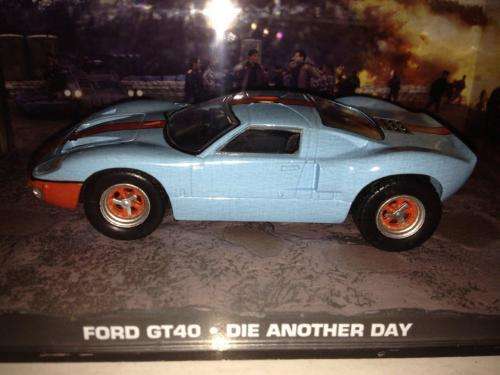 Ford GT40 - Die Another Day - James Bond Car Collection no52 1:43 Scale Die Cast