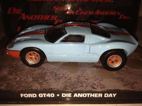 Ford GT40 - Die Another Day - James Bond Car Collection no52 1:43 Scale Die Cast
