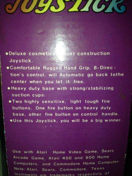 Vintage Joystick Boxed - Made in Taiwan - For Commodor Retro Gaming - See pics for usage - Like new