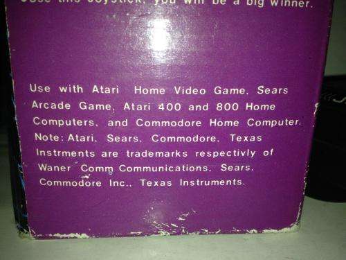 Vintage Joystick Boxed - Made in Taiwan - For Commodor Retro Gaming - See pics for usage - Like new