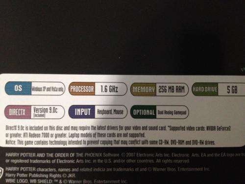 PC - Harry Potter and the Order of The Phoenix