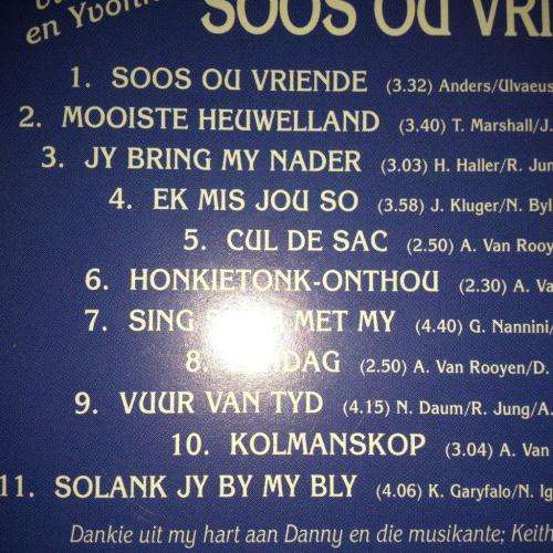 CD - Anneli Van Rooyen - Soos Ou Vriende