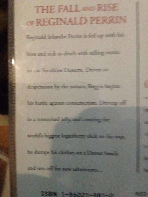 Cassette - David Nobbs  The Fall and Rise of Reginald Perrin (2 cassettes)