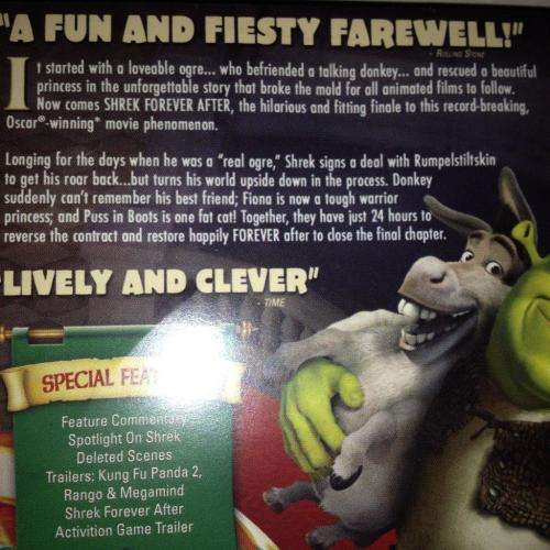 DVD - Shreks Forever After - The Final Chapter