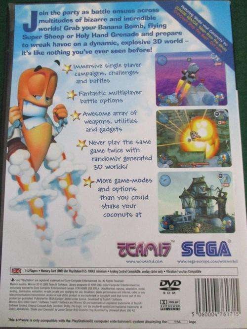 PS2 - Worms 3D