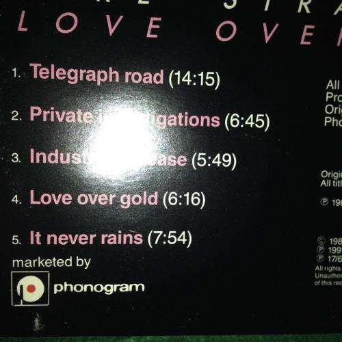 CD - Dire Straits - Love Over Gold