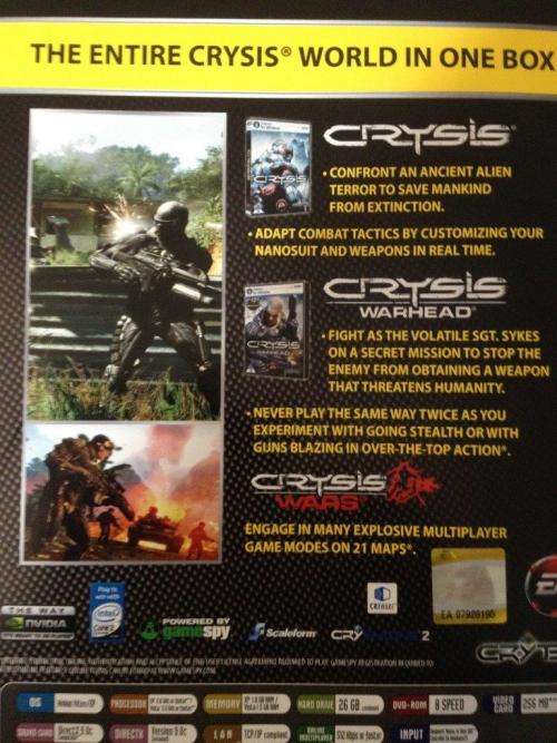 PC - Crysis Maximum Edition - Crysis + Crysis Warhead + Crysis Wars