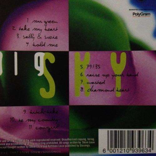 CD - Big Sky - Come Down with Mister Green