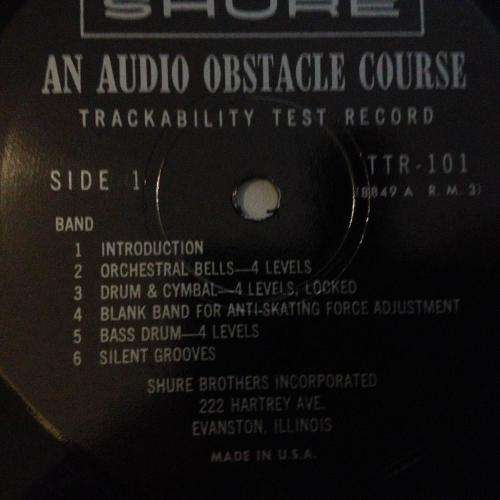 LP - Shure An Audio Obstacle Course (Trackability Test Record)