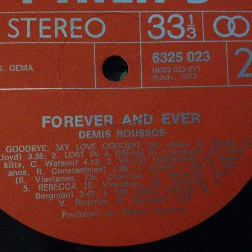 LP - Demis Roussos - Forever and Ever