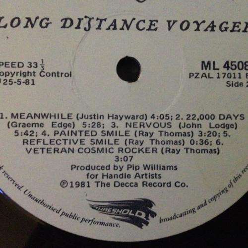 LP - The Moody Blues - Long Distance Voyager