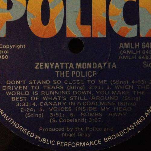LP - The Police - Zenyatta Mondatta