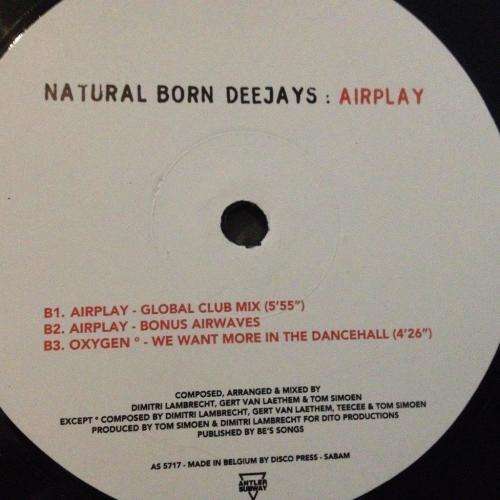 LP - Natural Born Deejays -  Airplay