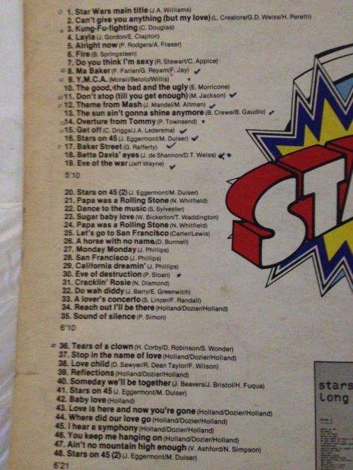 L.P. - Stars on 45 Volume II