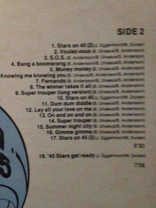 L.P. - Stars on 45 Volume II