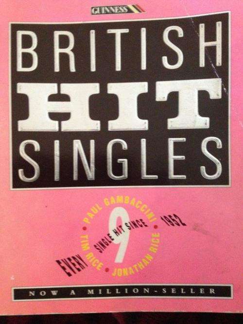 Book - Guinness British Hit Singles 9th Edition - Soft Cover 432 pages