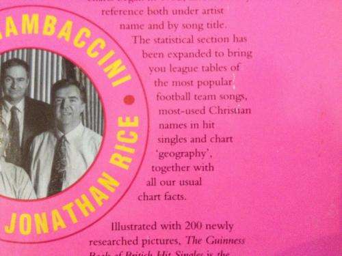 Book - Guinness British Hit Singles 9th Edition - Soft Cover 432 pages