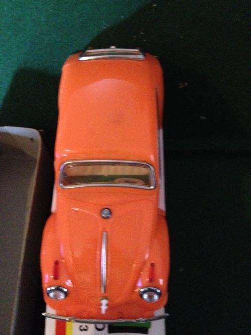 Vintage - Sedan Friction Sedan PF175 (beetle) Circa 1975 Red Apple company (MIB)