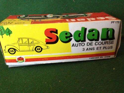 Vintage - Sedan Friction Sedan PF175 (beetle) Circa 1975 Red Apple company (MIB)