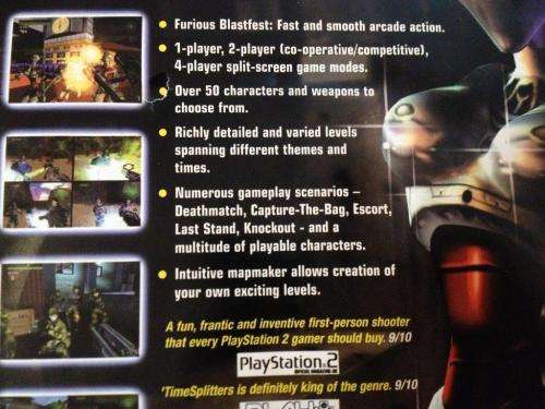 PS2 -Timesplitters - Platinum