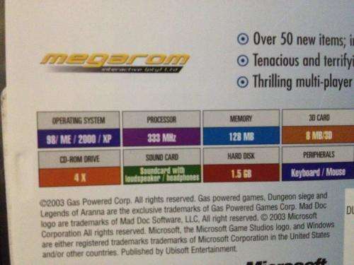 PC - Dungeon Siege - Legends of Aranna