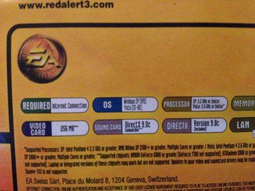 PC - Command & Conquer Red Alert 3