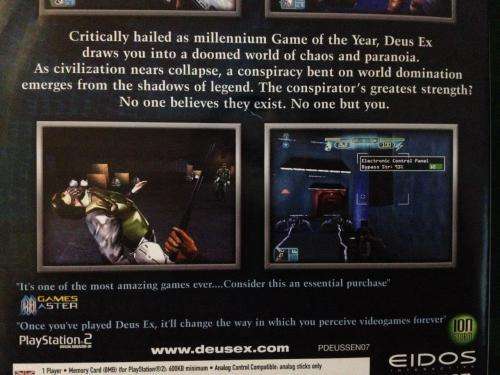 PS2 - Deus Ex