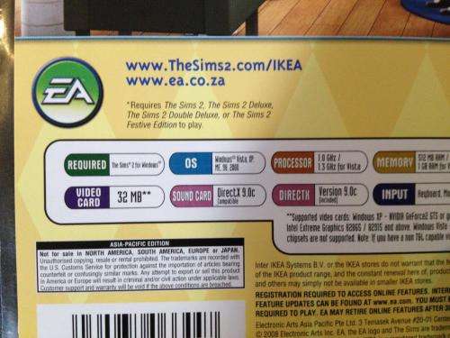 PC - The Sims 2 - Ikea Home Stuff