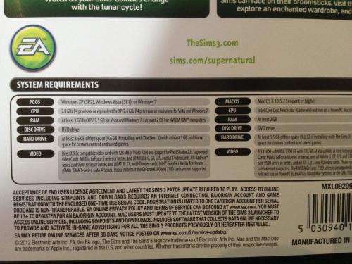 Pc -The Sims 3 - Supernatural Expansion Pack