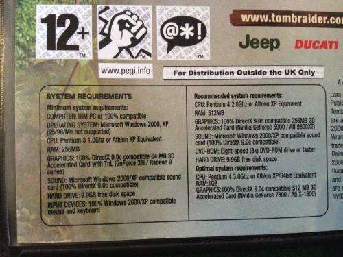 PC - Lara Croft Tomb Raider Legend