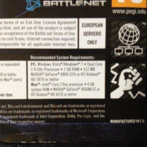 PC - StarCraft II Wings Of Liberty (Boxed)