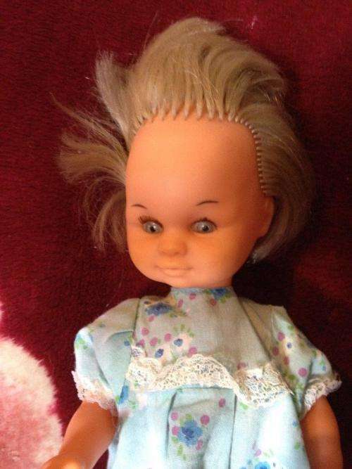 Vintage Sebino doll made in Italy +-29cm