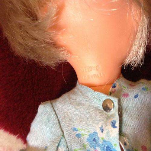 Vintage Sebino doll made in Italy +-29cm