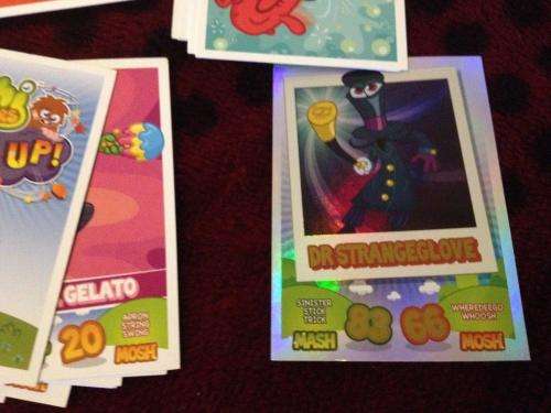 Job Lot: Topps Moshi Monsters Mash Up!Trading Cards (50 cards)