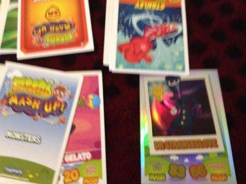 Job Lot: Topps Moshi Monsters Mash Up!Trading Cards (50 cards)