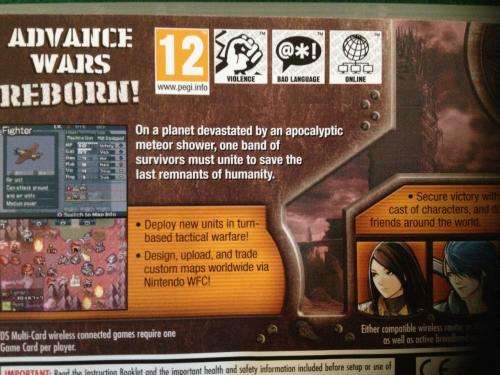 Nintendo DS - Advance Wars Dark Conflict