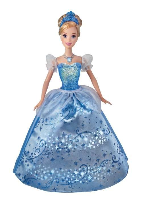 Disney Princess Cinderella Swirling Lights Doll -  Mattel (new) same size as barbie
