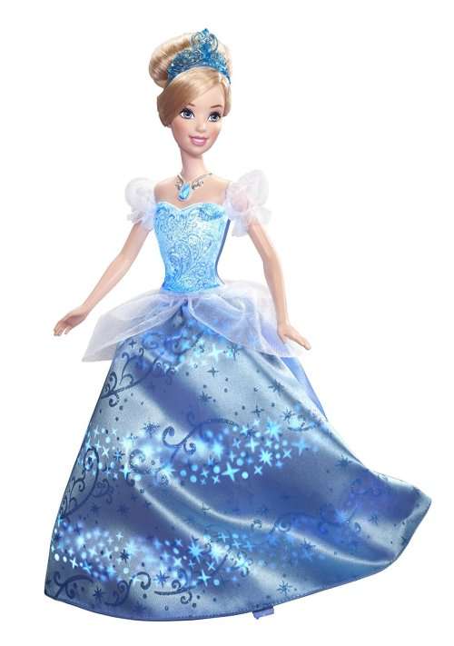 Disney Princess Cinderella Swirling Lights Doll -  Mattel (new) same size as barbie