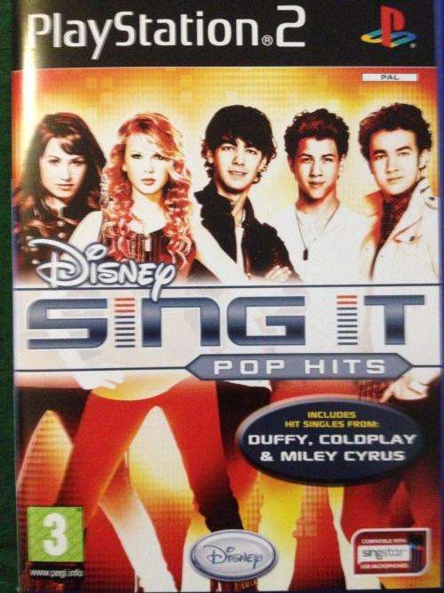 PS2 - Disney Sing It pop Hits