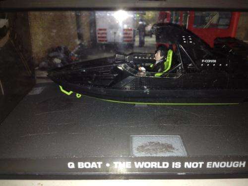 Q Boat  - World is not enough - James Bond Car Collection 1:43 Scale Die Cast