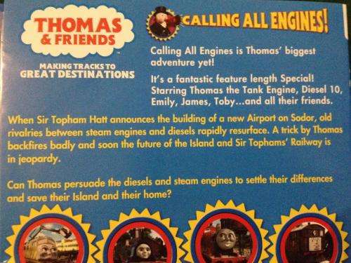 DVD - Thomas & Friends - Calling All Engines!