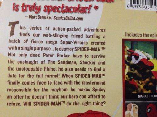 DVD - The Spectacular Spider-Man Volume Two