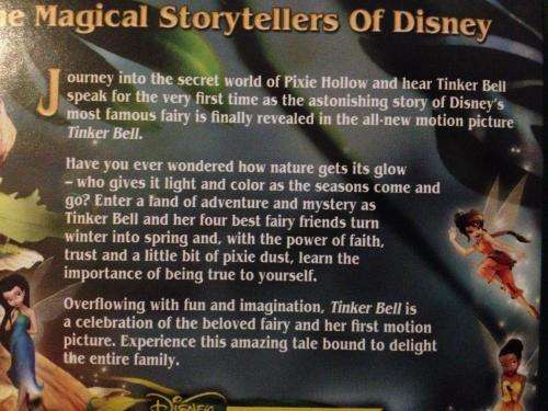 DVD - Tinkerbell Enter The World Of Fairies
