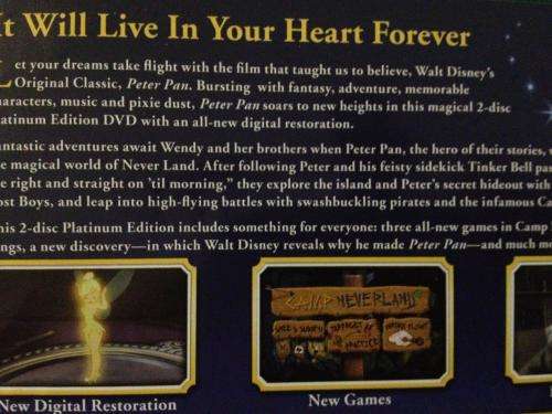 DVD - Peter Pan - 2 Disc Special Edition