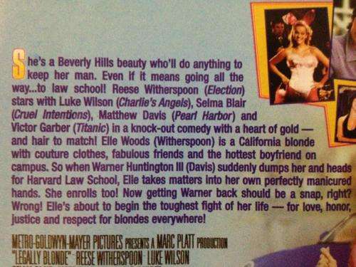 DVD - Legally Blonds - Reese Witherspoon