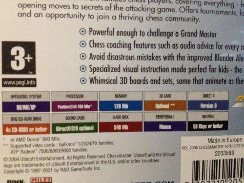 PC - Chessmaster 10th Edition - Teacher Mentor Ultimate Opponent