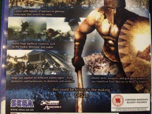 PS2 - Spartan Total Warrior